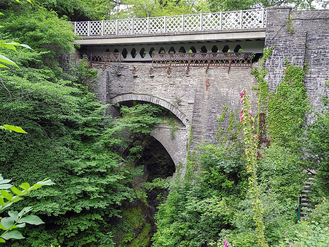 A devil's bridge in Wales. 