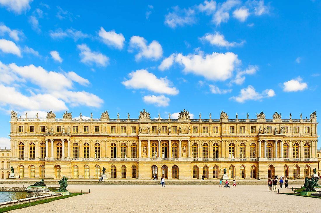 The Château de Versailles in France. 