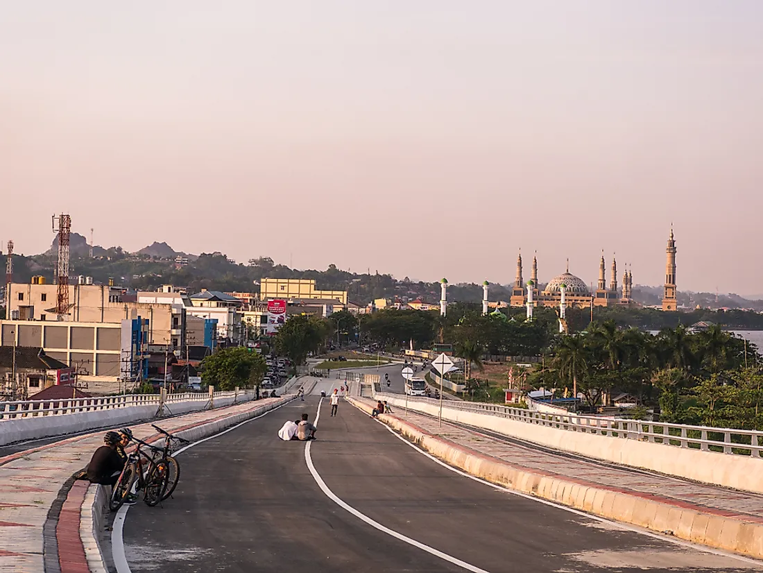 Samarinda, the largest city in Indonesia. Editorial credit: Ozzphy / Shutterstock.com.