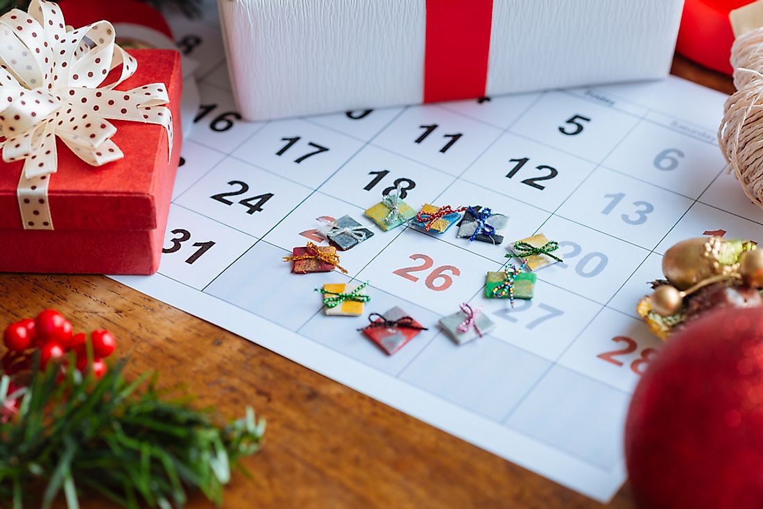 Boxing day is celebrated annually on December 26th. 