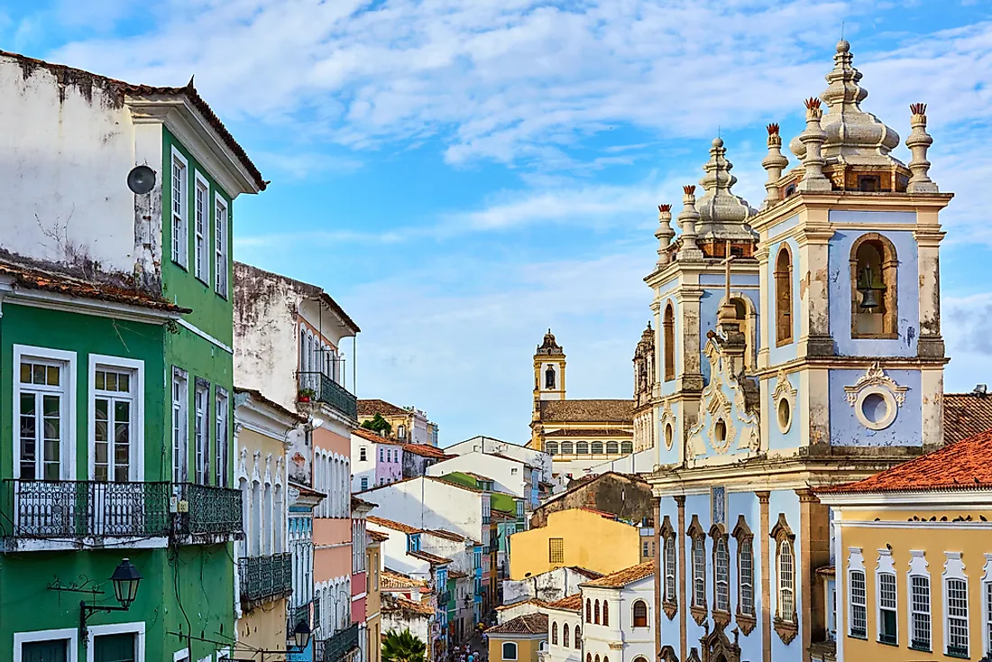 The city of Salvador, Bahia. 