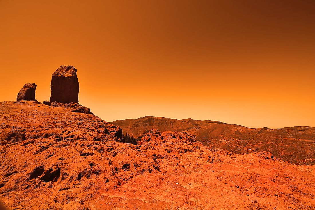 Could the terrain of Mars ever sustain human life? 