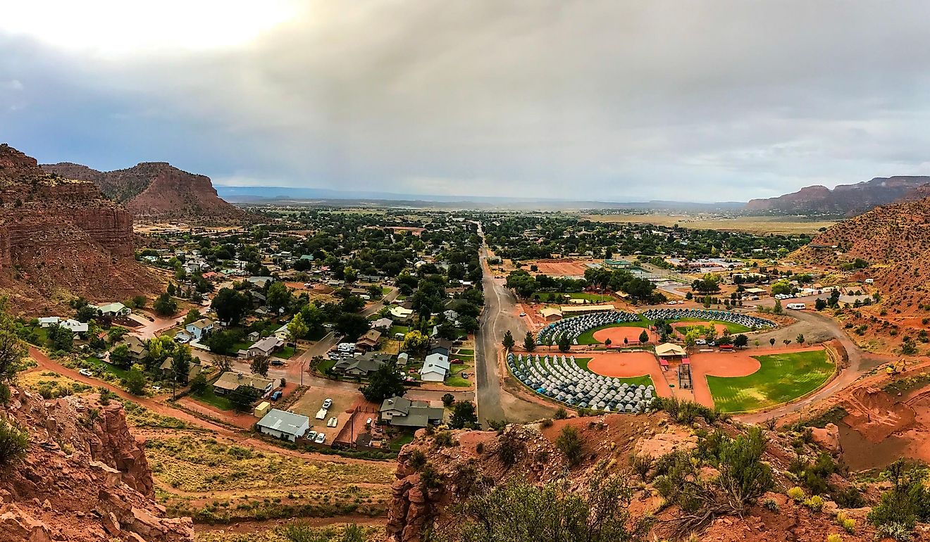 Sunrise in Kanab, Utah.