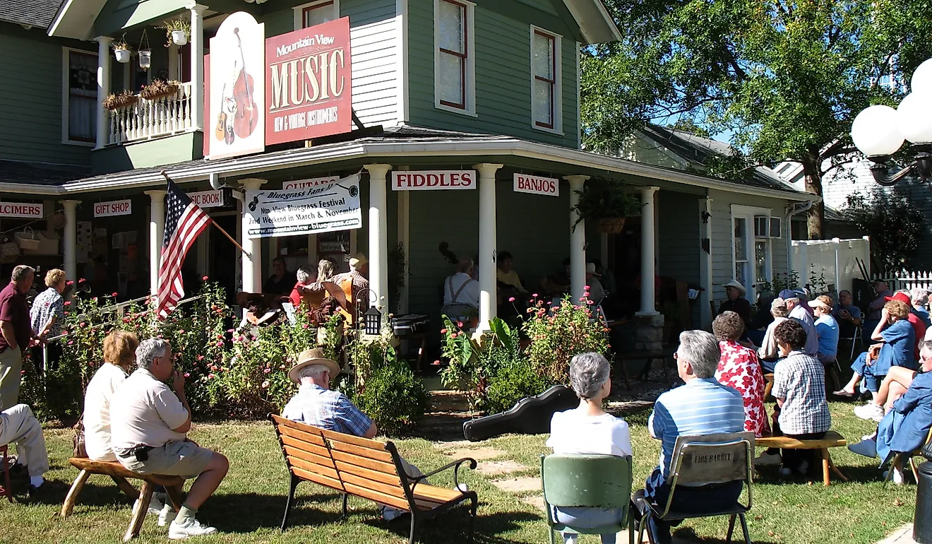 Folk Music Capital of the World, Mountain View, Arkansas.