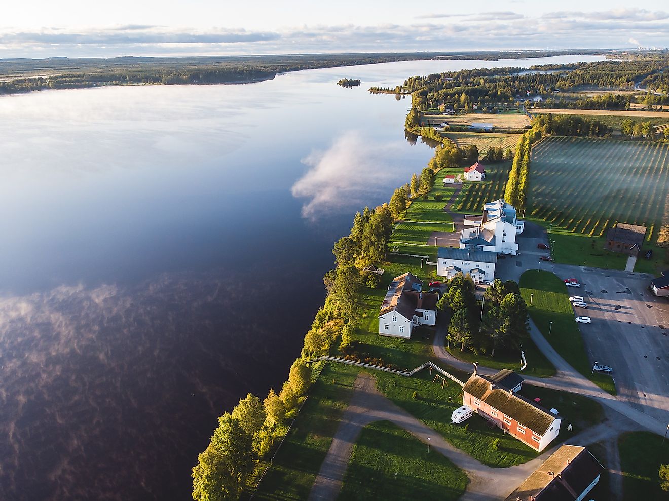 Kemi River in Finland.