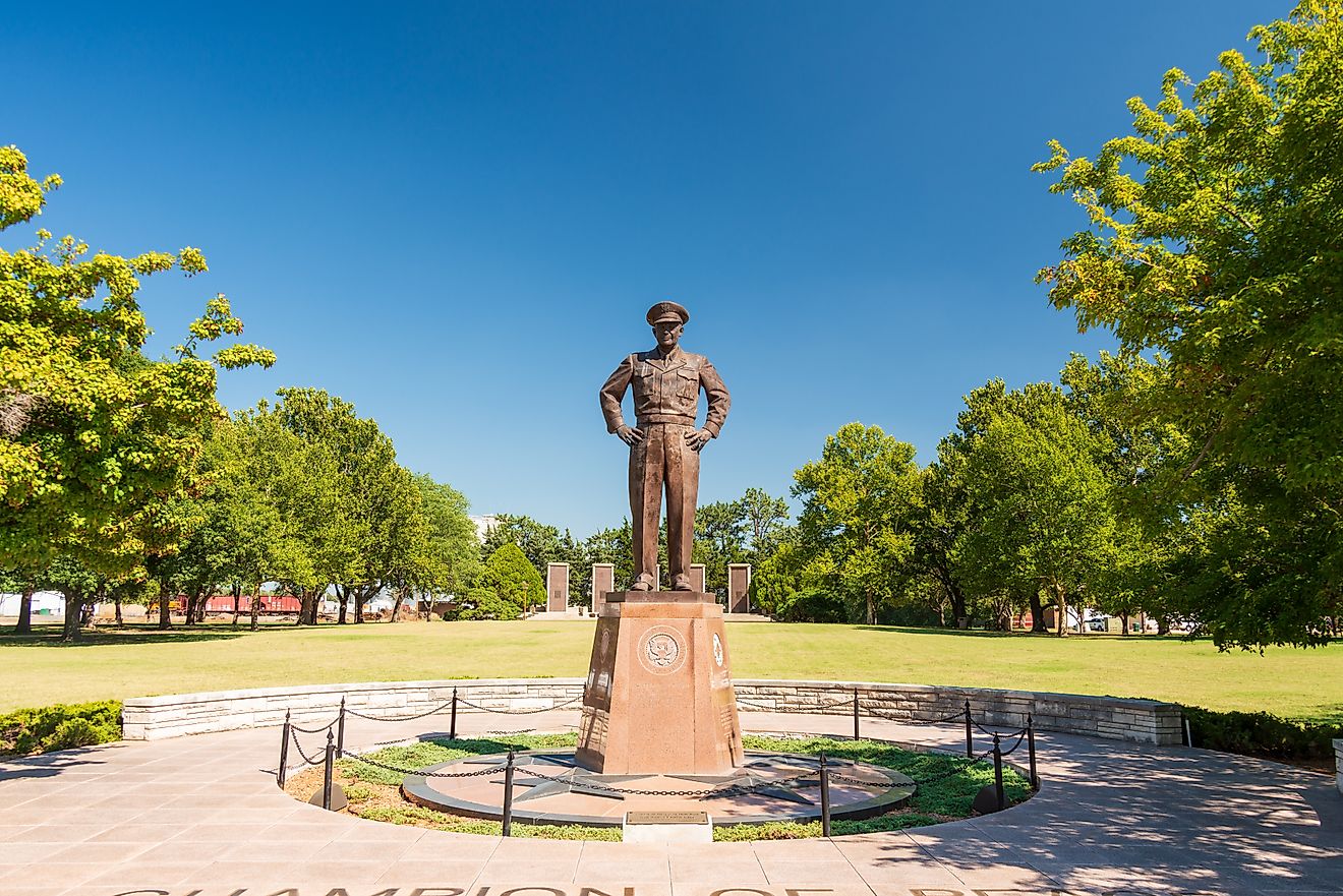 Eisenhower Presidential Library and Museum at Abilene, Kansas. Editorial credit: Michelangelo DeSantis / Shutterstock.com