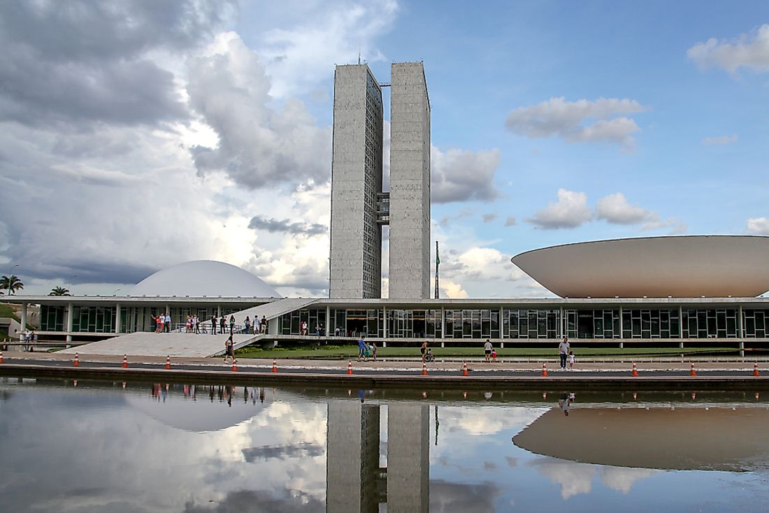 The National Congress of Brasilia, Brazil. Editorial credit: Box Lab / Shutterstock.com.