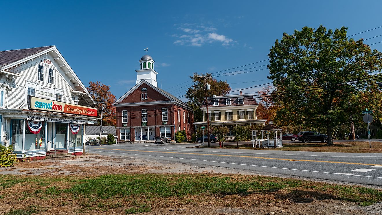 Chester, Vermont. Depot street 