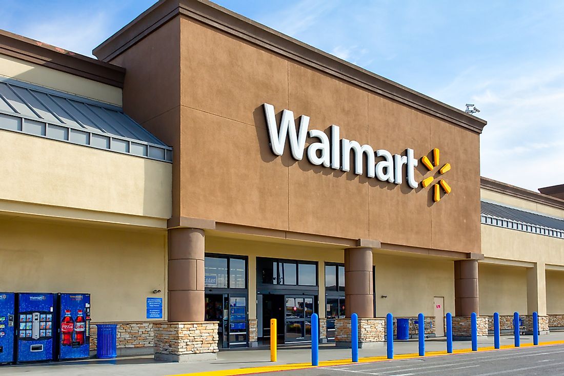 Walmart is the largest private employer and the third-largest employer in the world. Editorial credit: Ken Wolter / Shutterstock.com