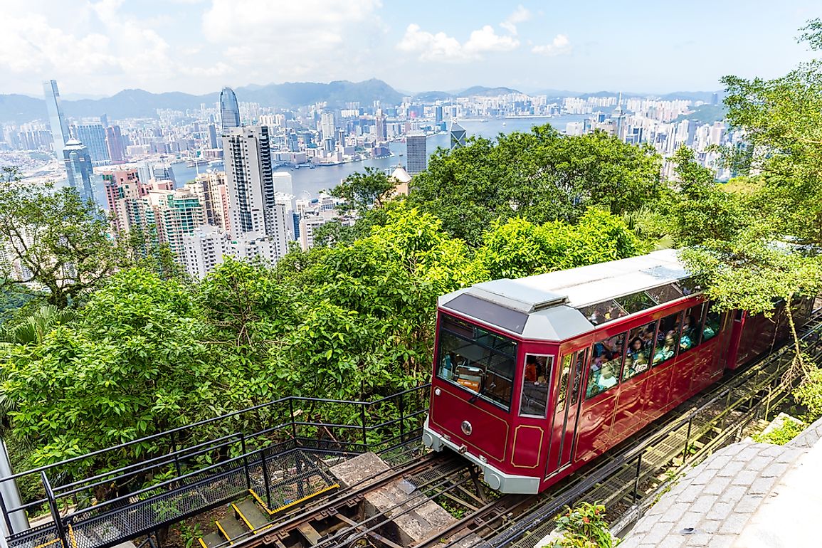 Tourist Train, Above Hong Kong, SAR, China