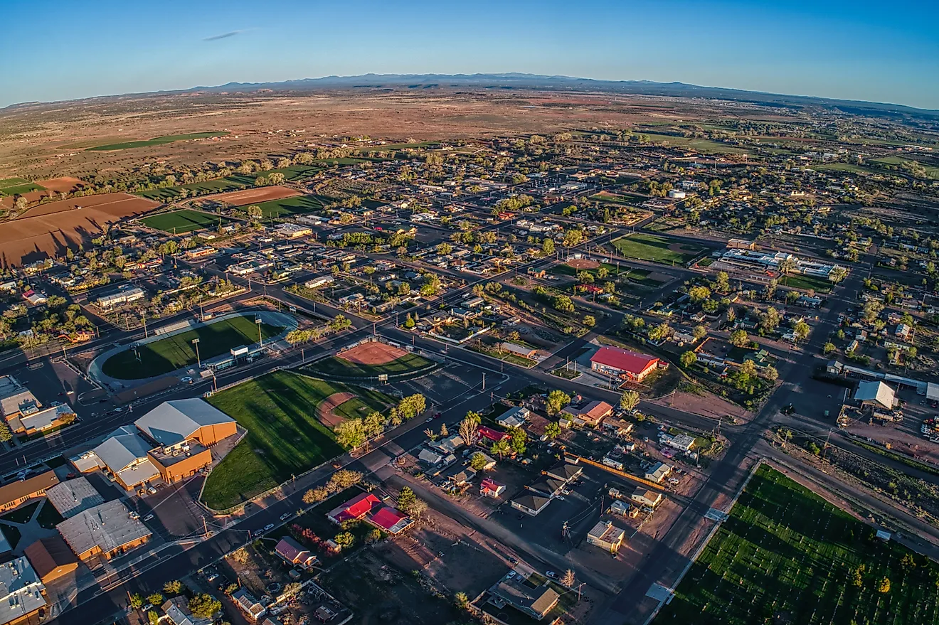 Small town of Snowflake, Arizona. 