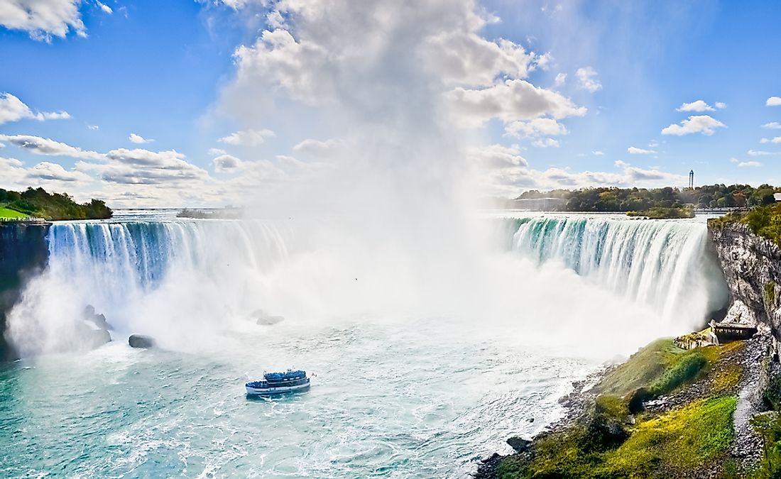 Niagara Falls is one of the most popular tourist attractions in Canada. 