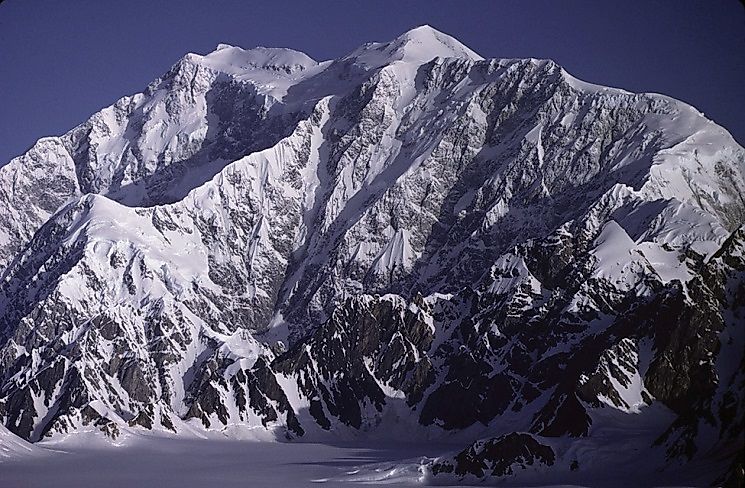 Yukon's Mount Logan viewed from the southeast side. Photo taken by the US National Oceanic and Atmospheric Administration (NOAA).