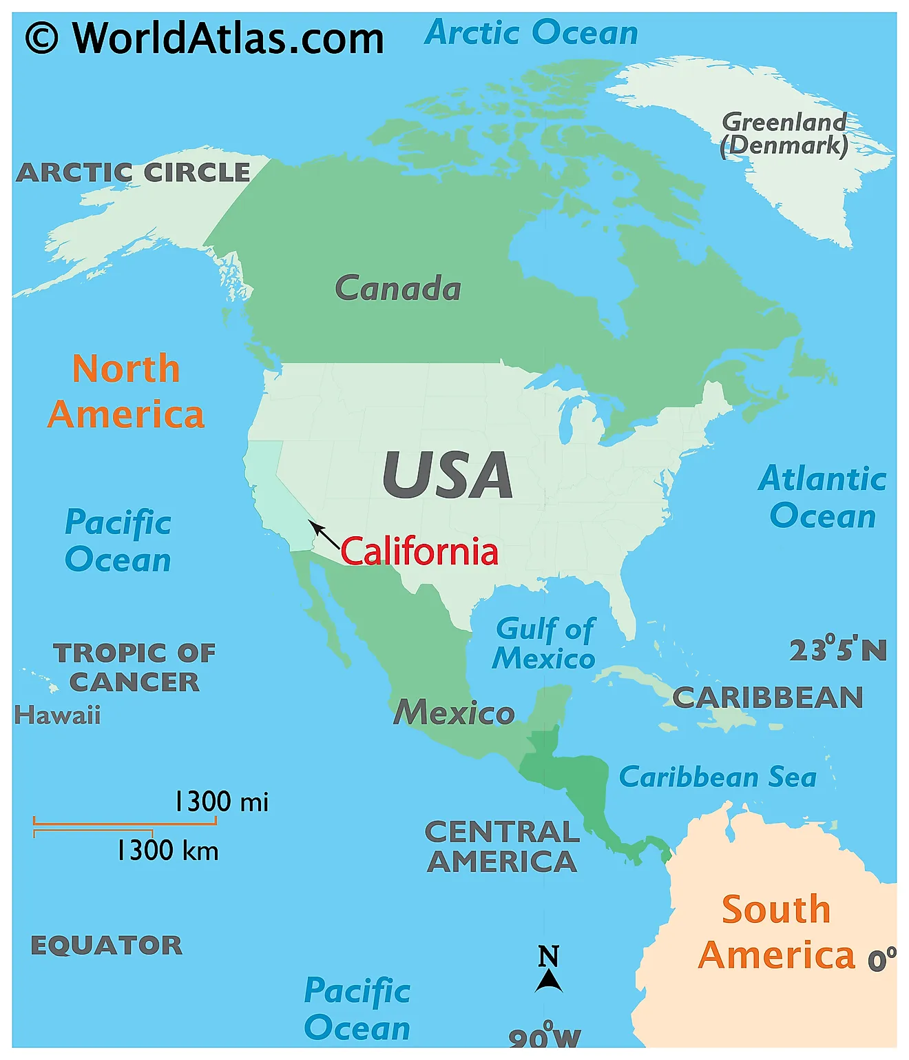 California Maps & Facts World Atlas