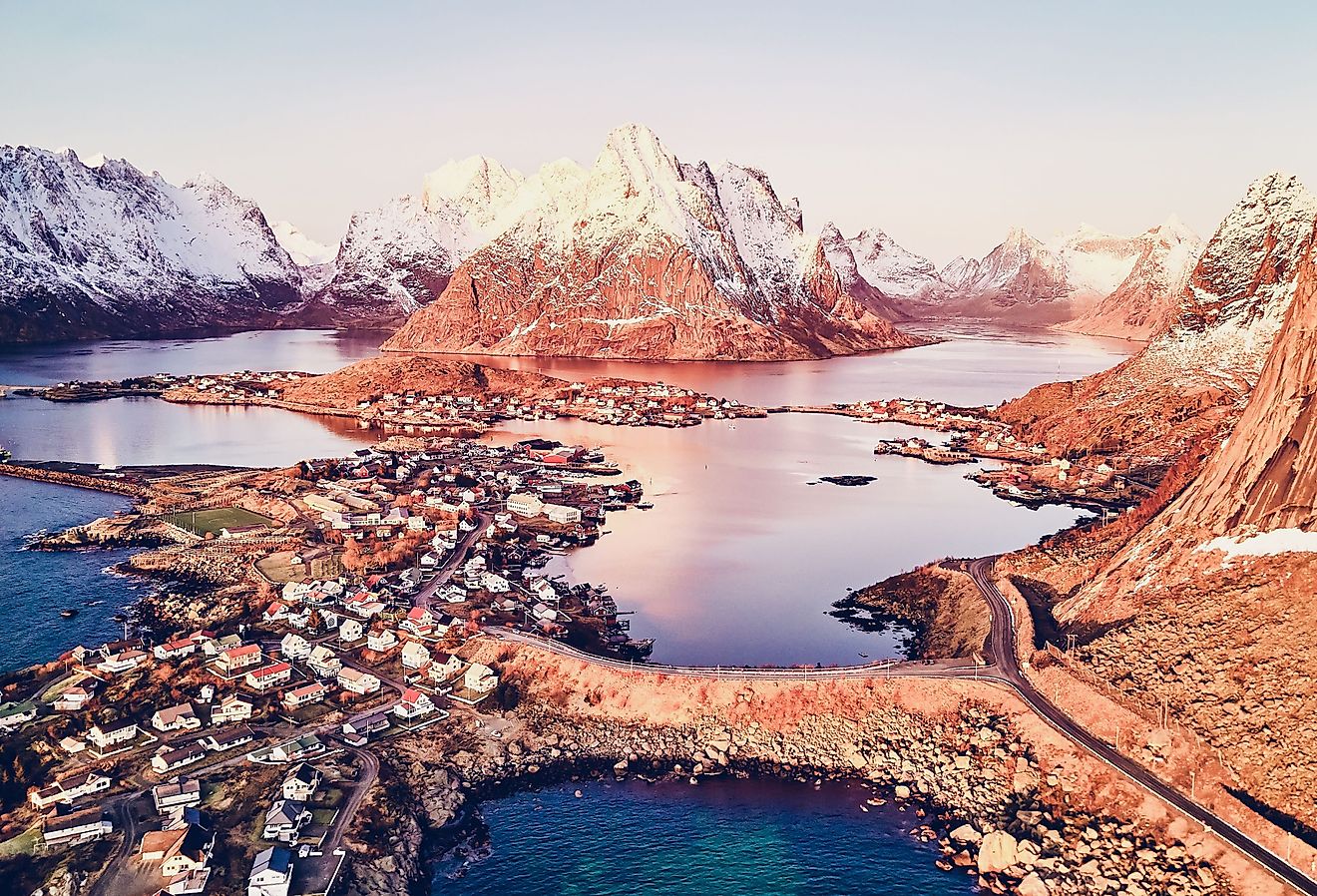 Aerial vie of Mammoth Lakes and town. Image credit Dragos Ness via Shutterstock.