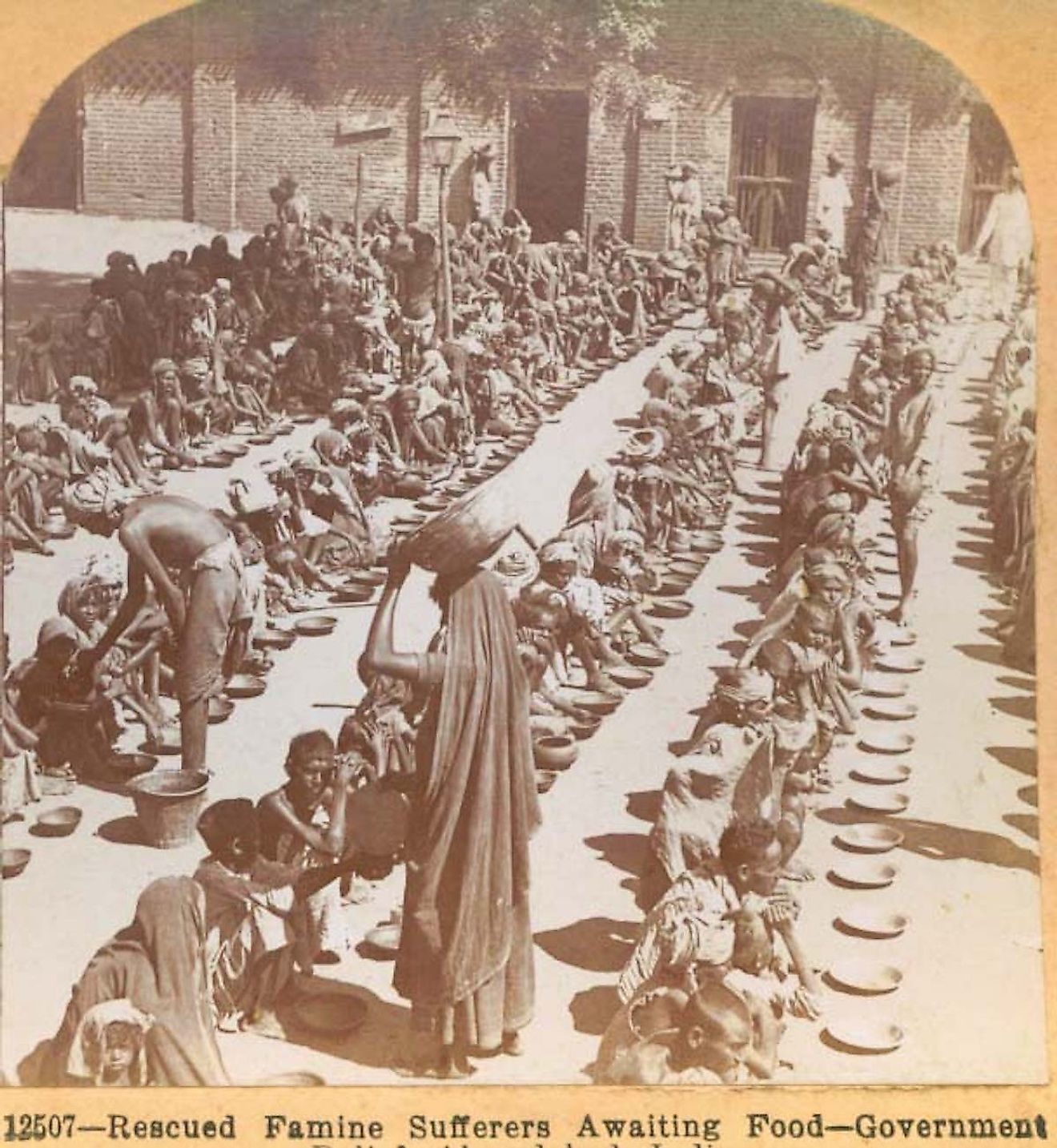 Government famine relief, c. 1901, Ahmedabad