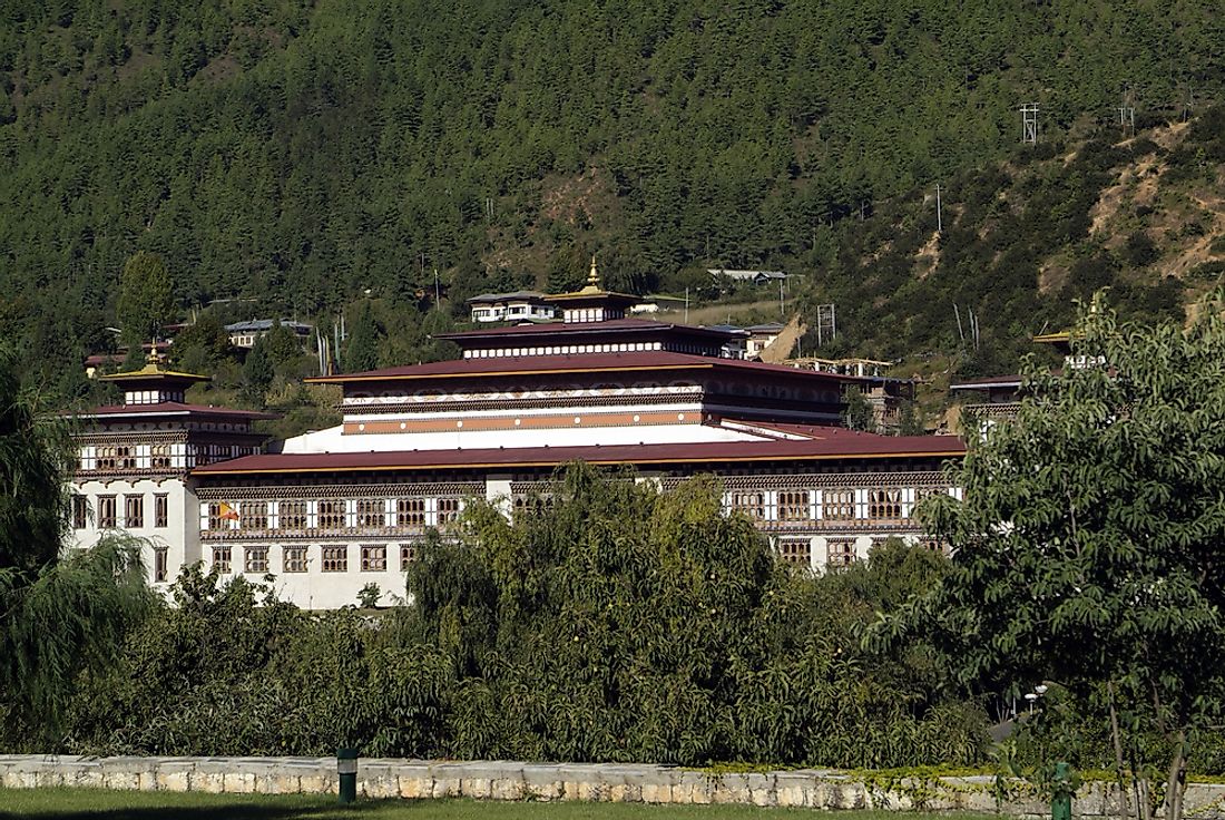 Parliament House, Bhutan. 
