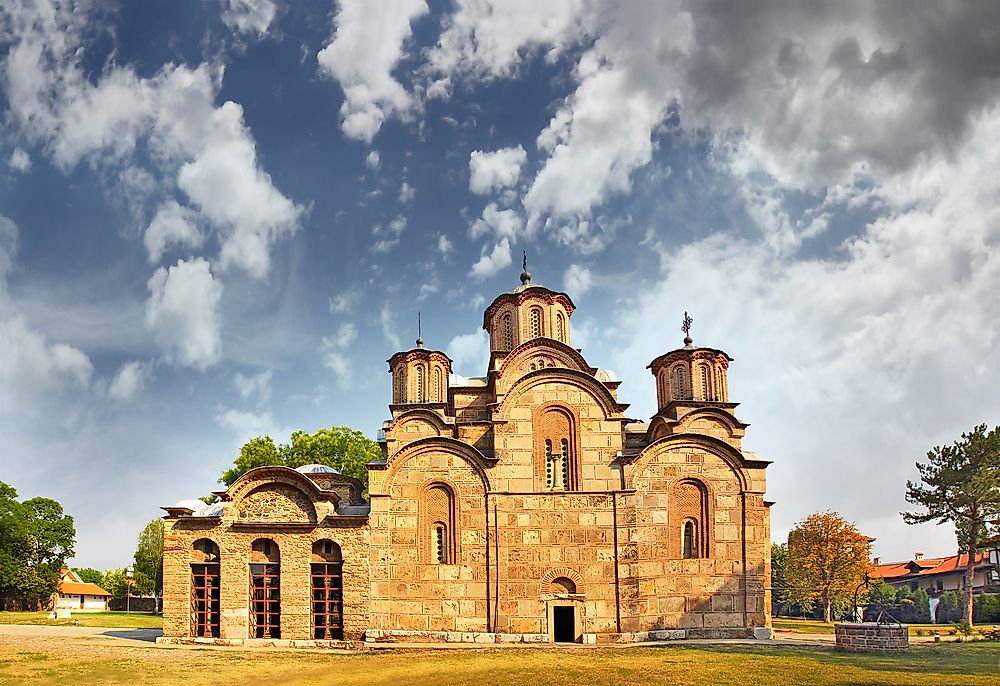 The Gračanica Monastery, one of Kosovo's medieval monuments.