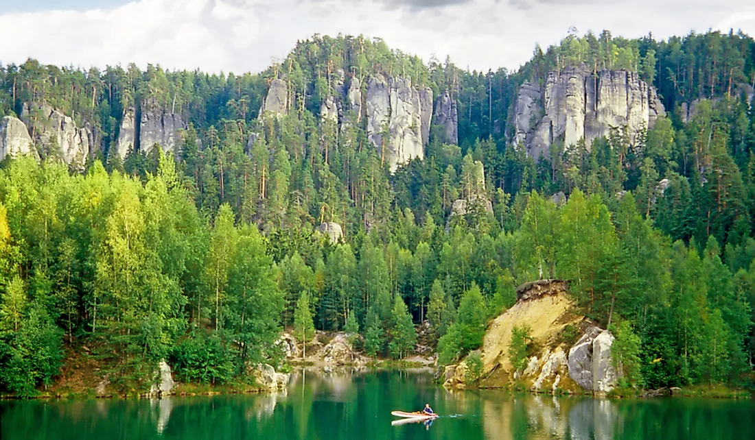 The Czech Republic has extensive forest cover.