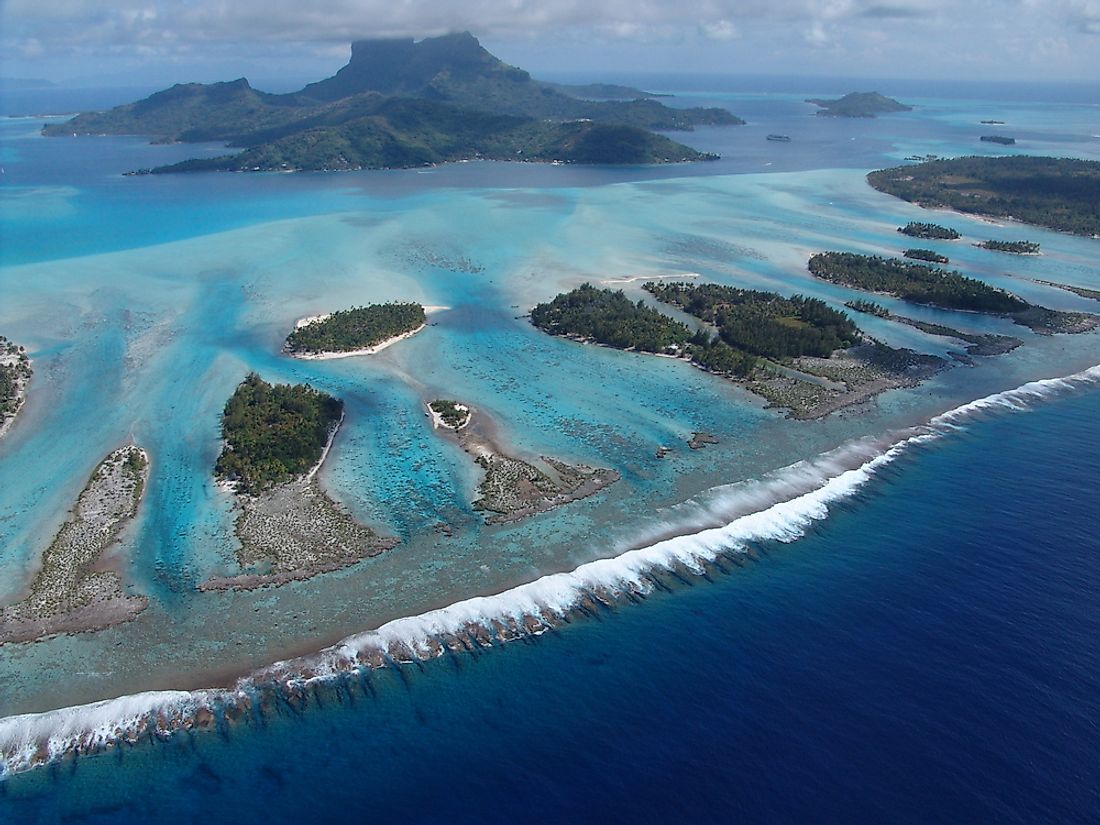 Most of the Great Chagos Bank is located underwater. 