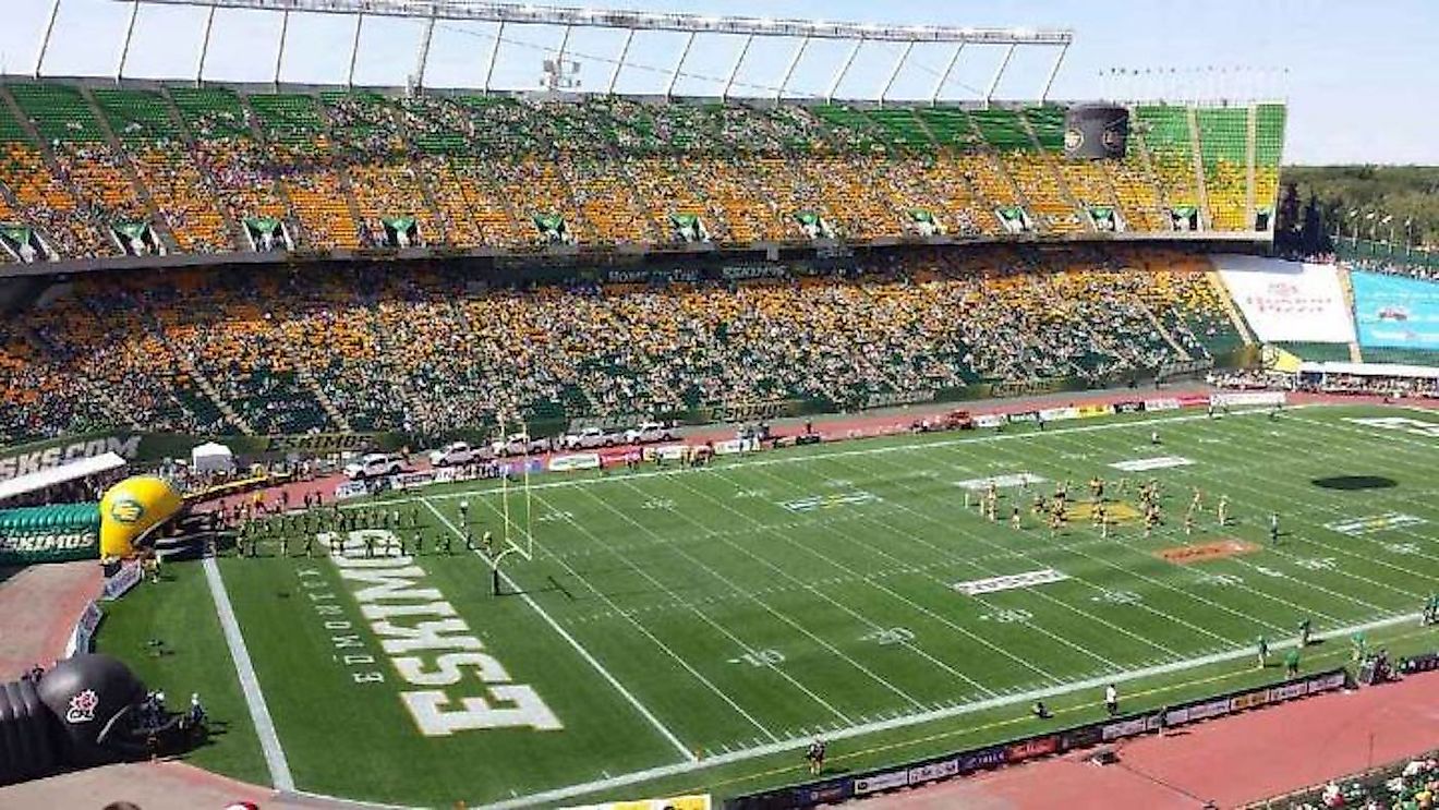 Saskatchewan Roughriders vs. Edmonton Eskimos game. Image credit: SJS12/Wikimedia.org