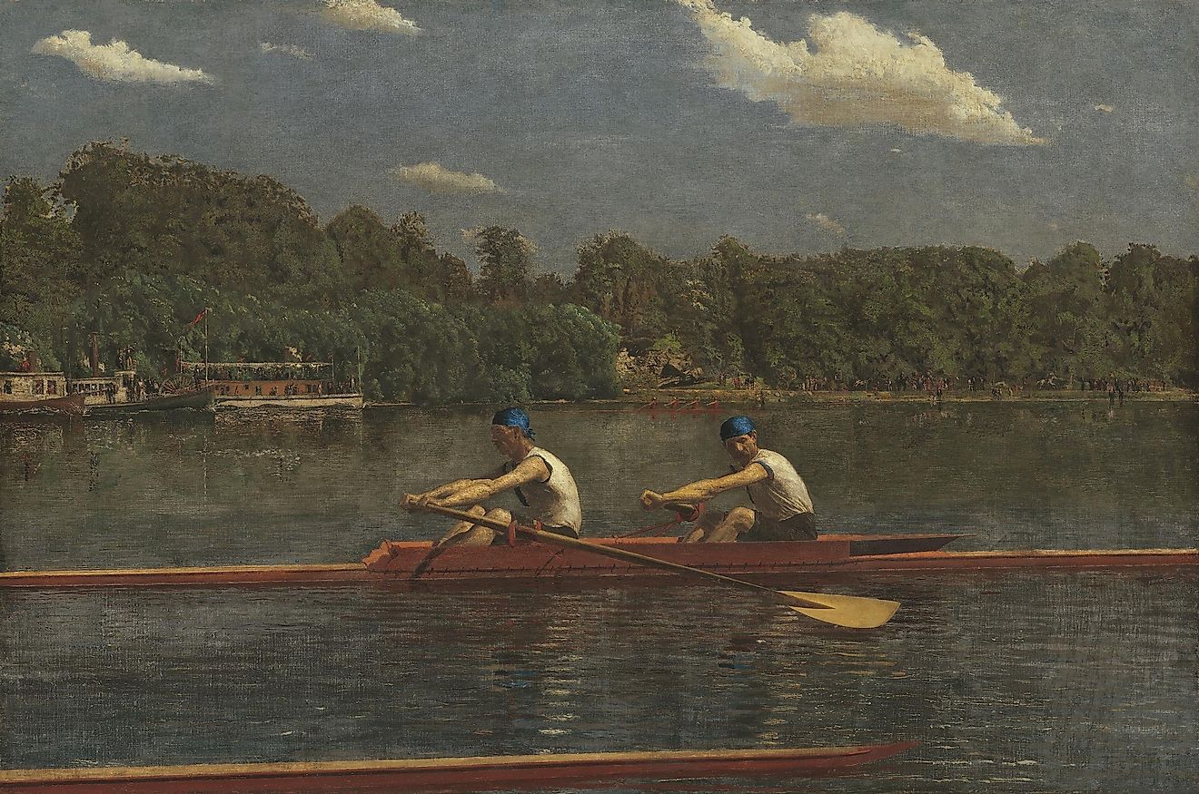 Thomas Eakins, "the Biglin Brothers Racing".