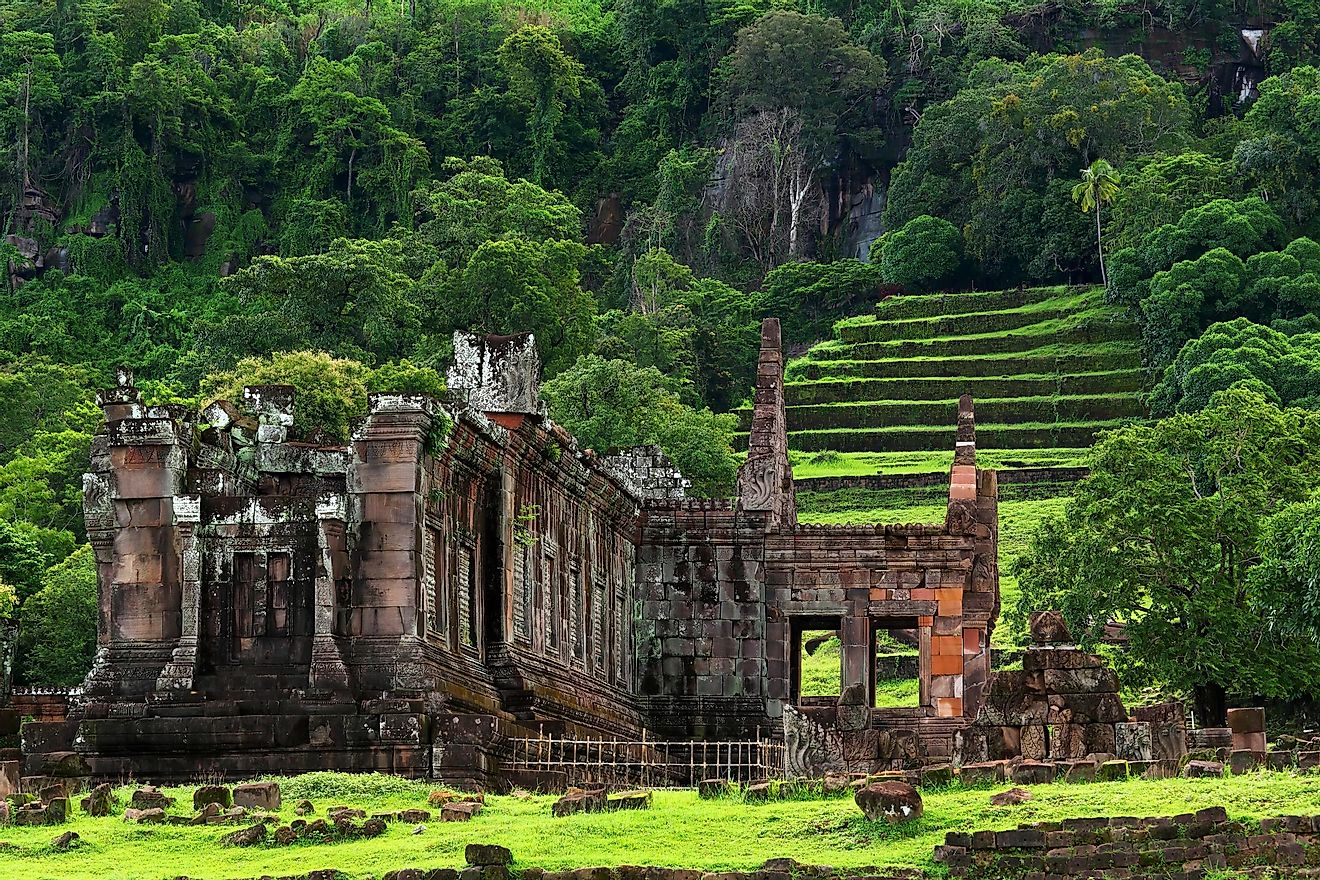 Ruins of the Vat Phou Temple.