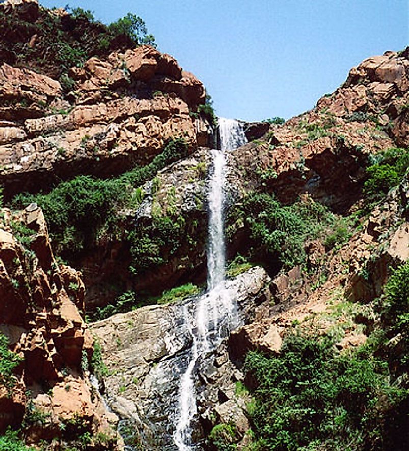Witpoortjie Falls in Witwatersrand, near Johannesburg.