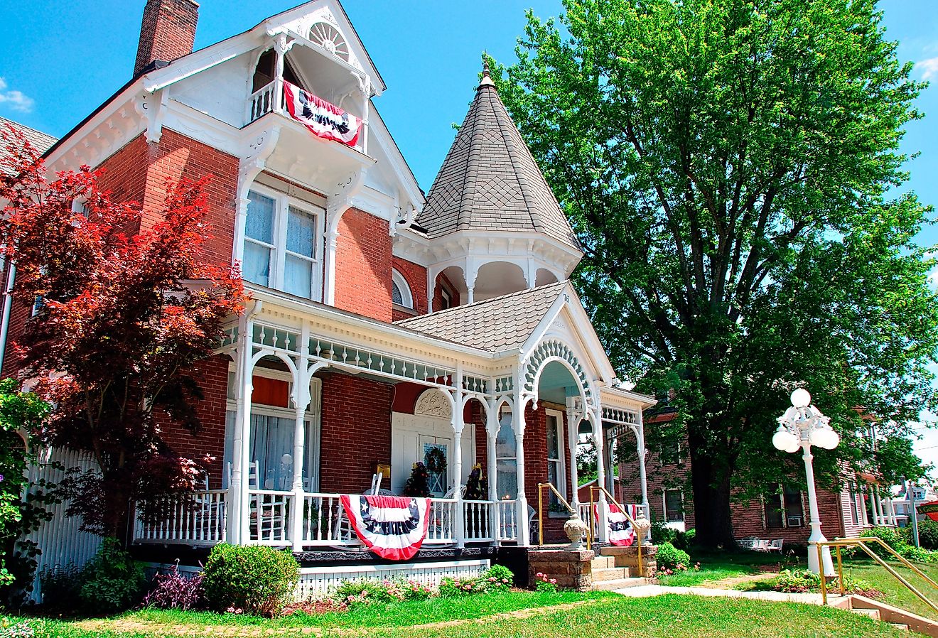 The historic village of downtown Buckhannon. Image credit Malachi Jacobs via Shutterstock. 