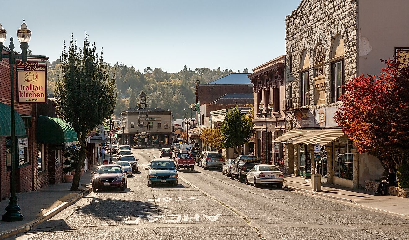 Main street in the historic town of Placerville, California. Image credit Laurens Hoddenbagh via Shutterstock.com