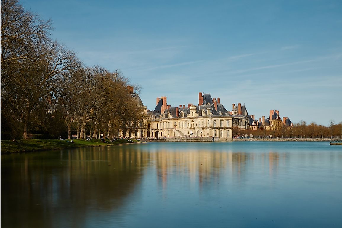 Château de Fontainebleau in Fontainebleau, France. 