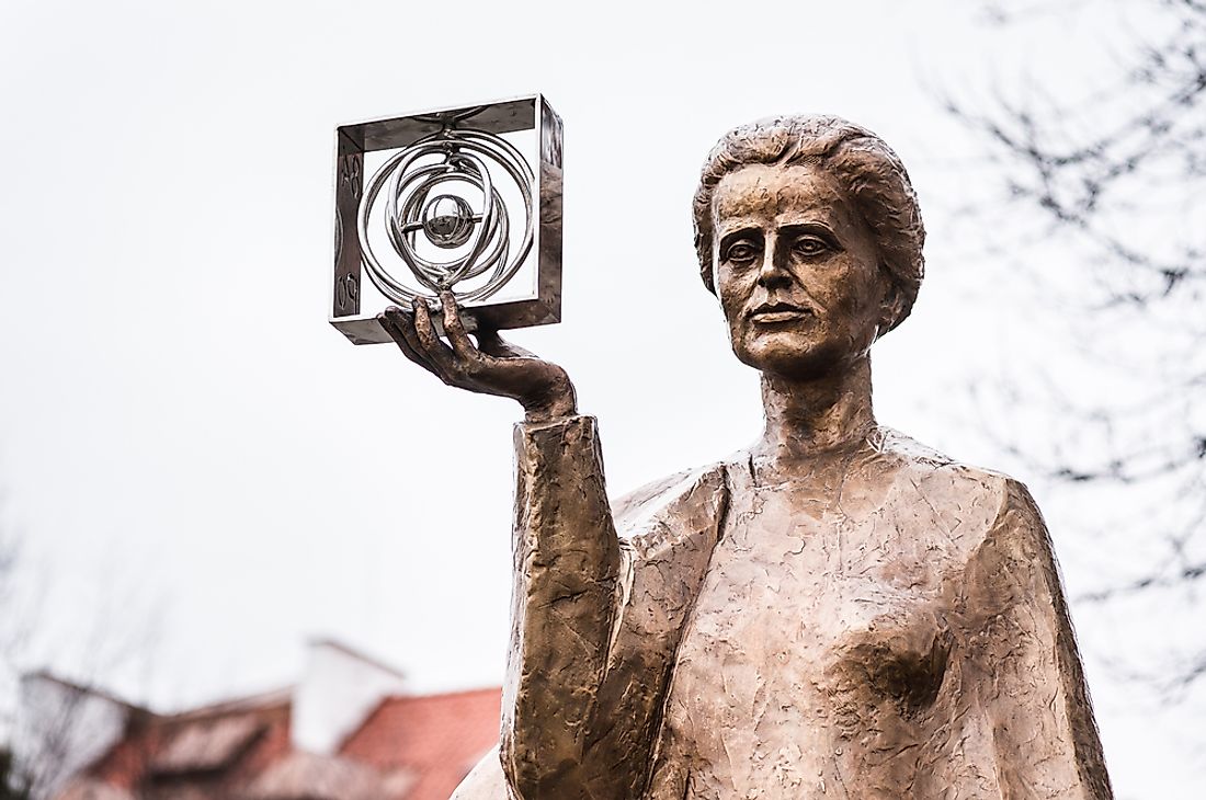 A statue of famous scientist Marie Curie in Warsaw, Poland. Photo credit: HUANG Zheng / Shutterstock.com. 