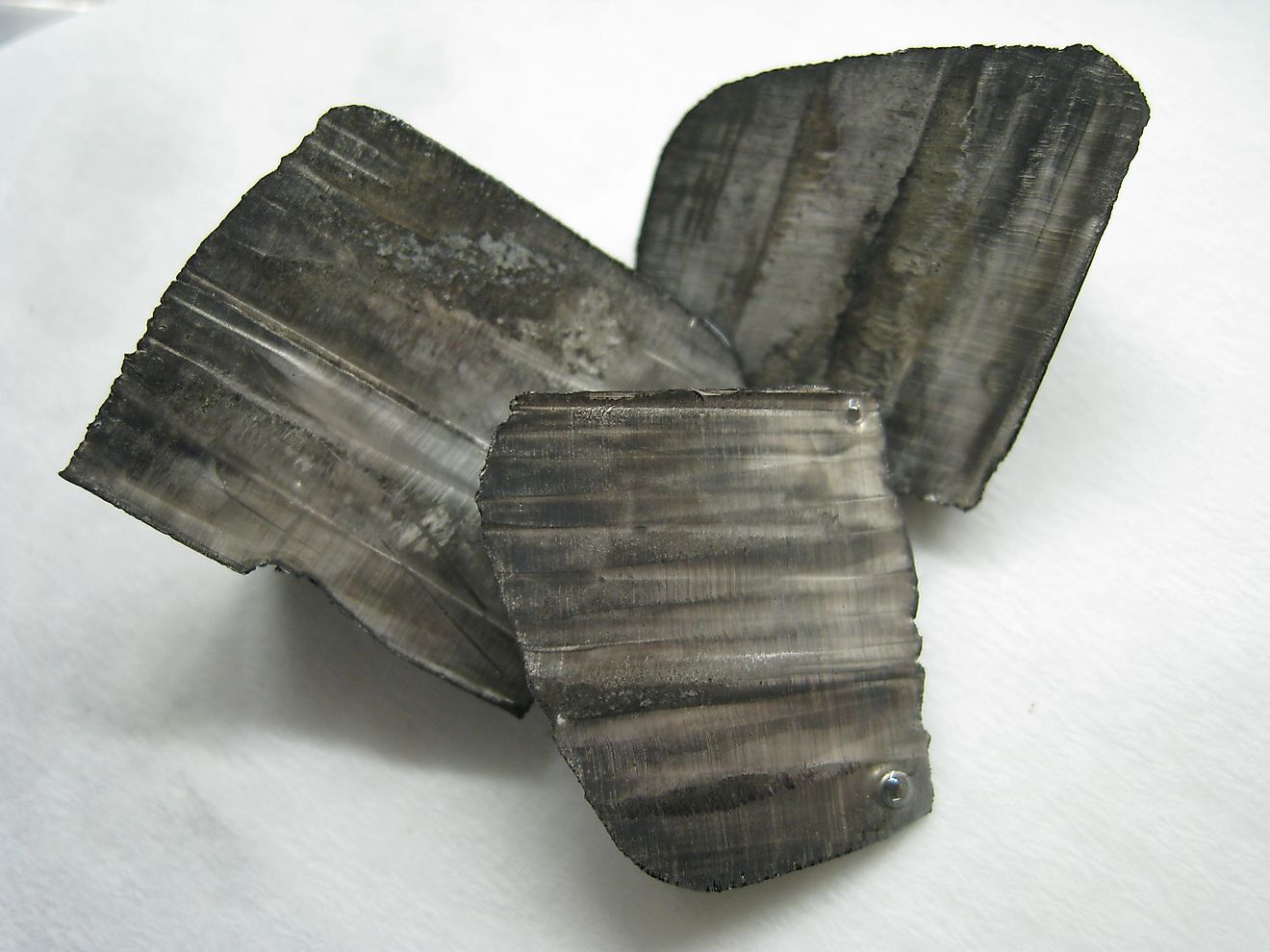 Pieces Of Lithium Metal