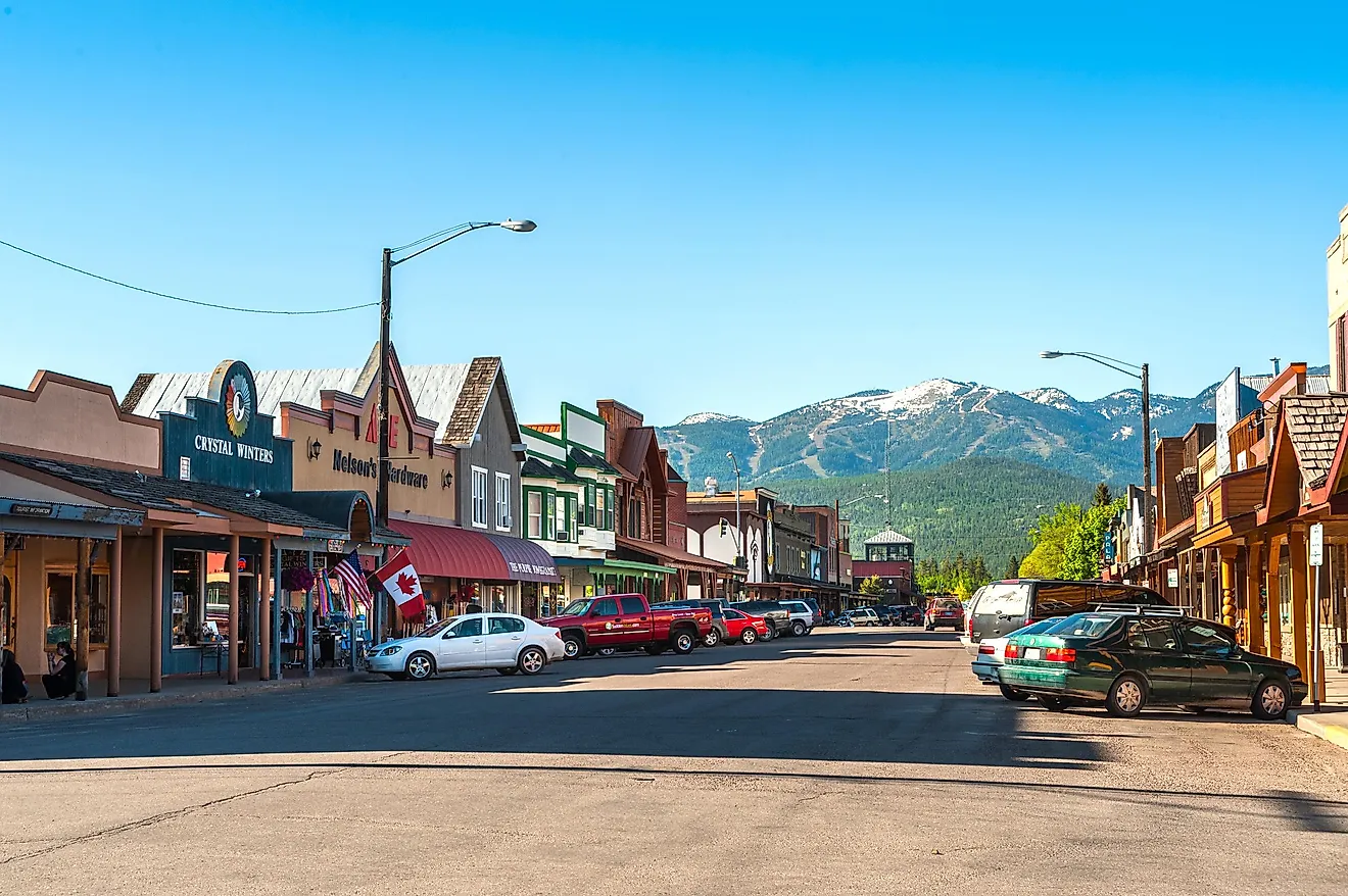 The charming downtown of Whitefish, Montana. Image credit Pierrette Guertin via Shutterstock.com