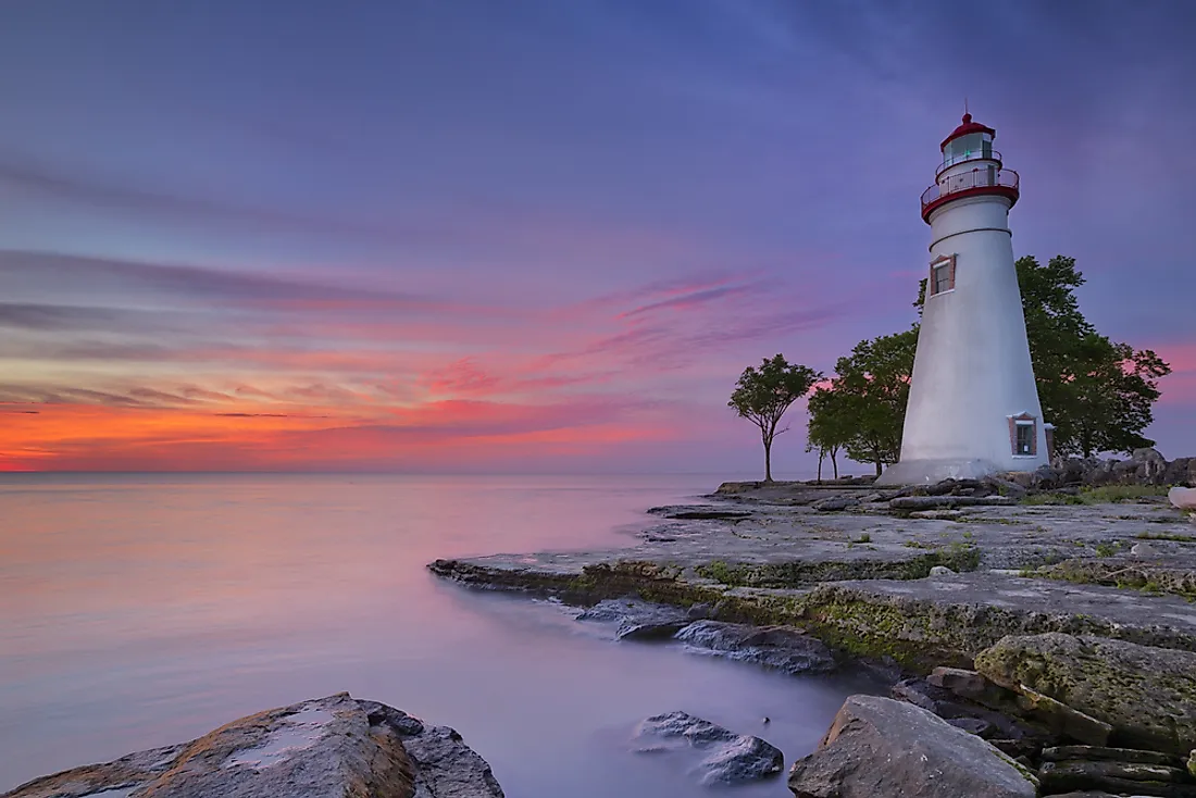 Lake Erie is the most shallow of all the Great Lakes. 