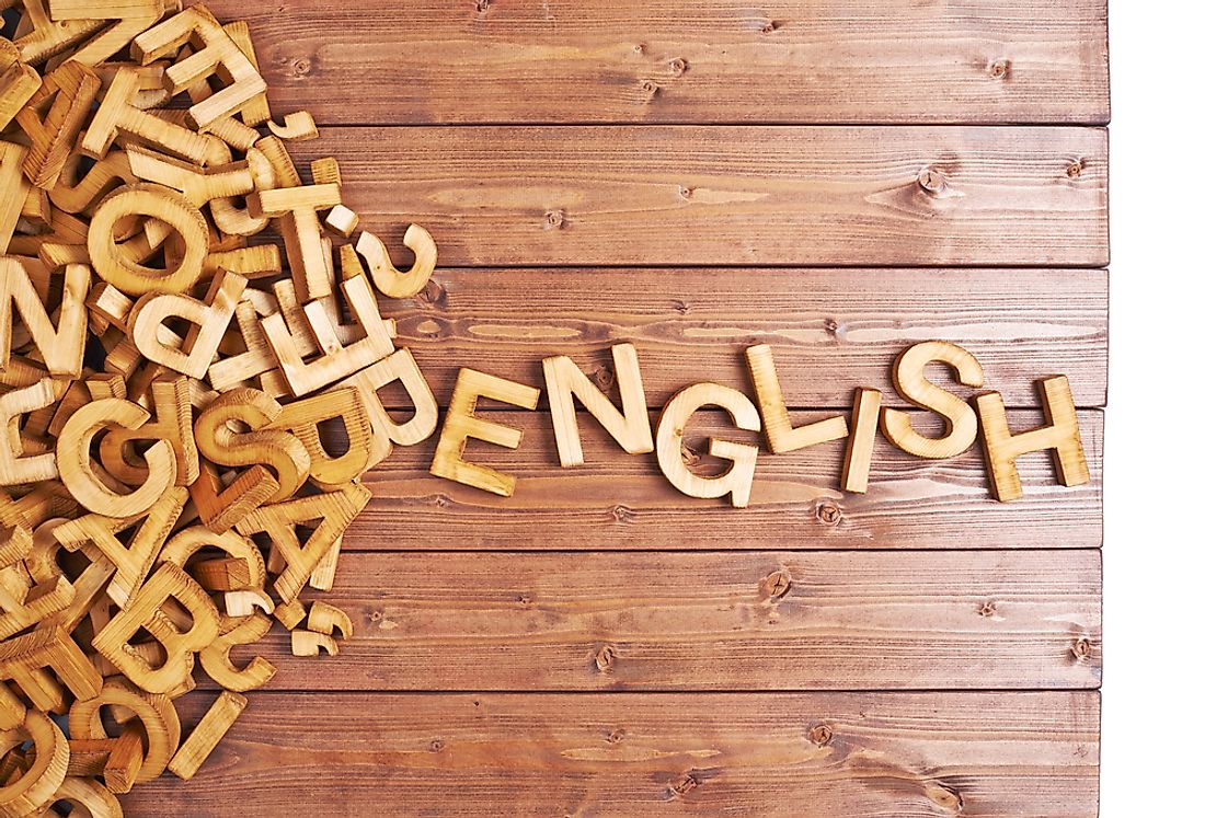 English is widely spoken across the globe. 