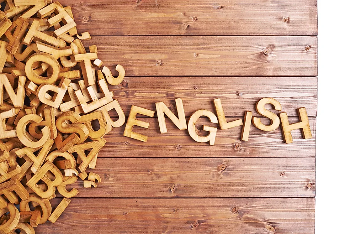 English is widely spoken across the globe. 