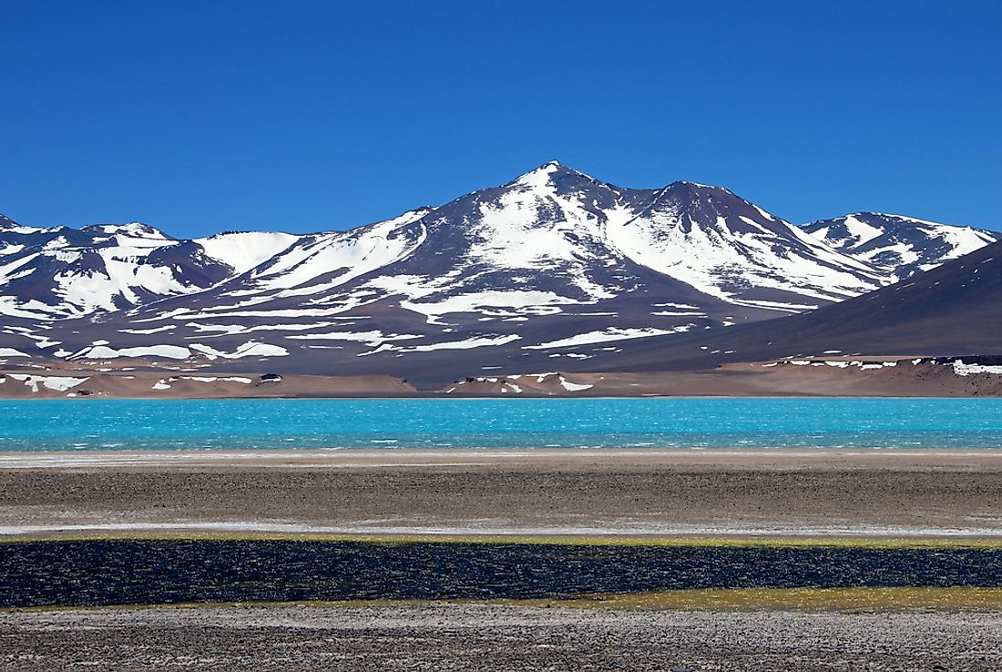 The Nevado Ojos del Salado is the highest active volcano in the world. 