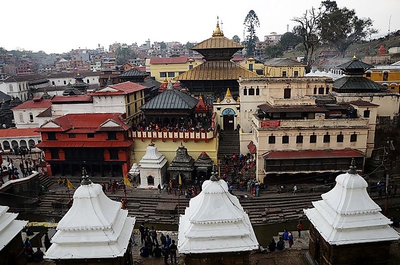 Pashupatinath Temple in Kathmandu, Nepal.