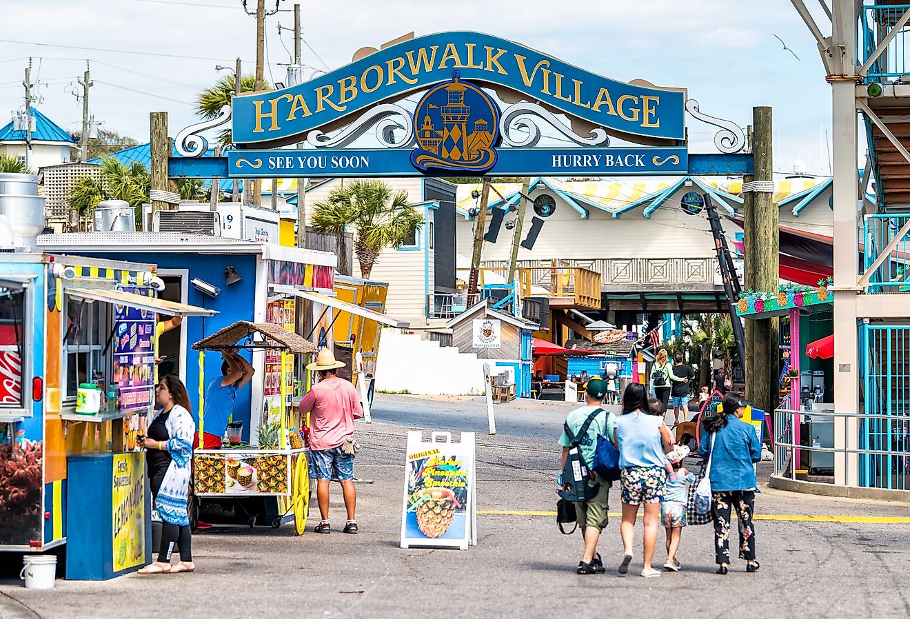Harborwalk Village, Destin, Florida. Image credit Andriy Blokhin via Shutterstock.com