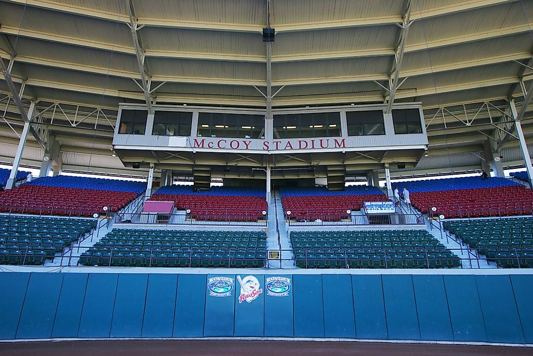 McCoy Stadium, where the world's longest baseball game ever took place. Photo credit: Joy Brown / Shutterstock.com.