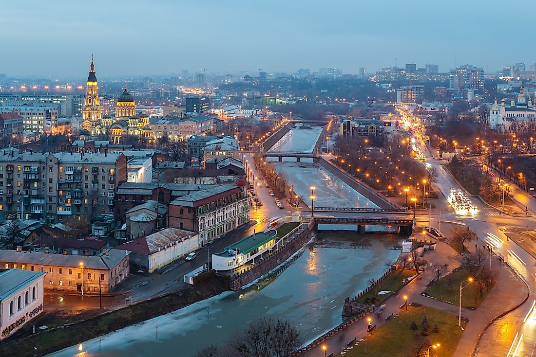 Kharkiv, a major city in Ukraine. 