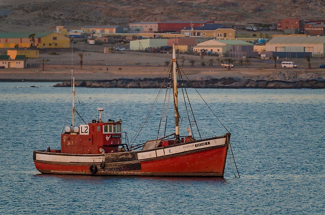 The fishing industry is the fastest growing sector in Namibia. Editorial credit: Fabian Plock / Shutterstock.com