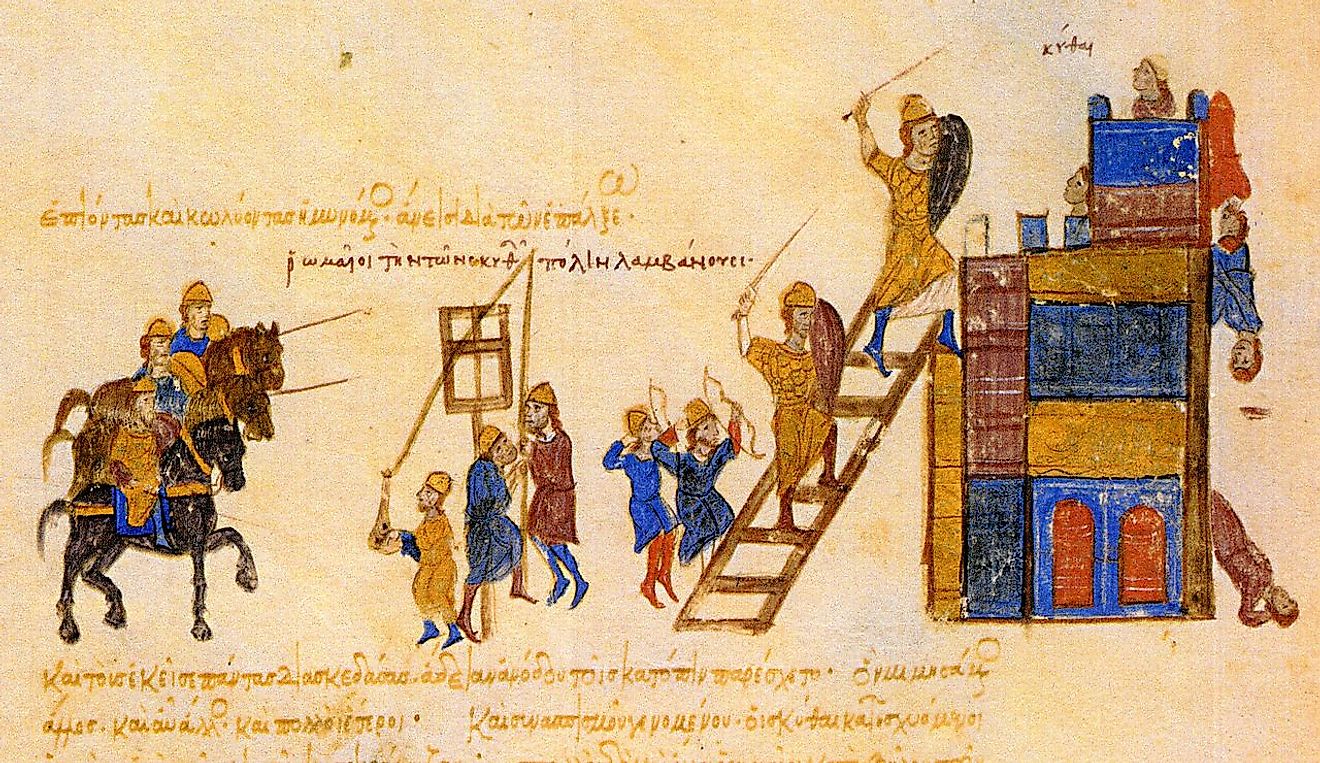 The Byzantines sack the Bulgarian capital Preslav. 