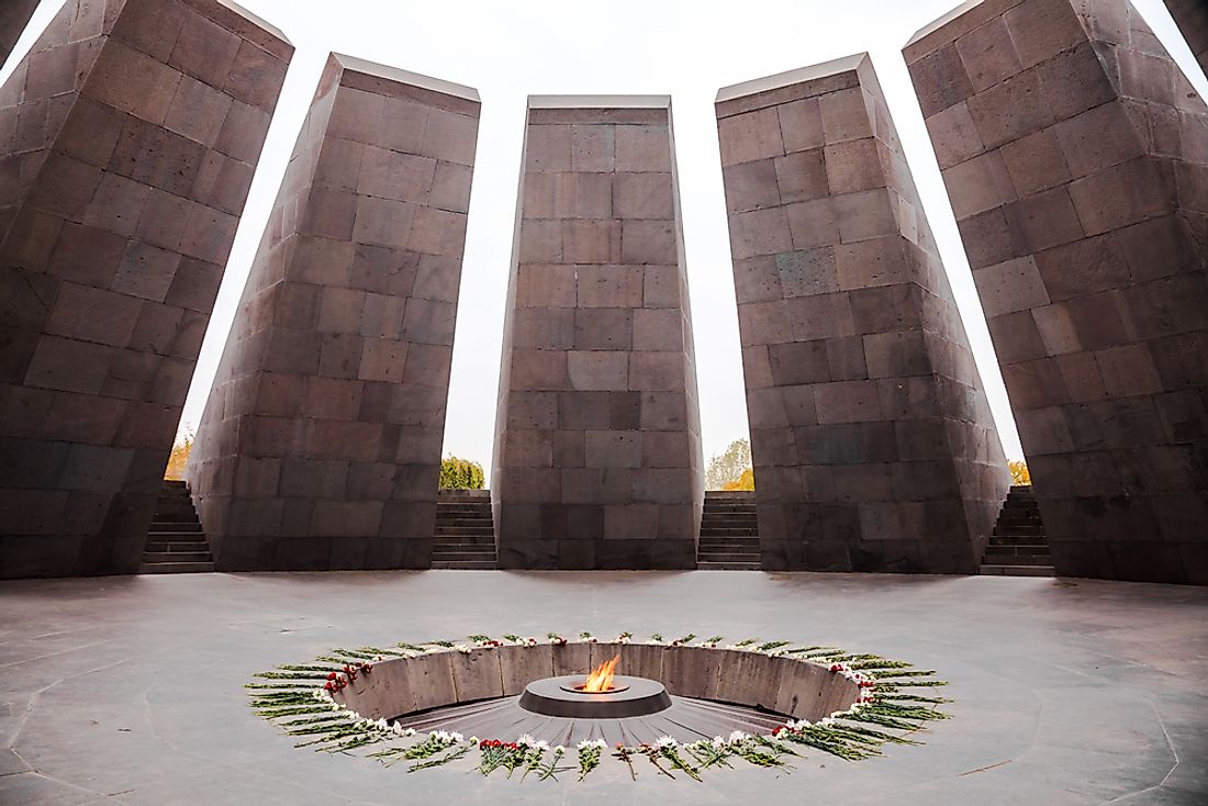 The official Armenian Genocide Memorial in Armenia. 