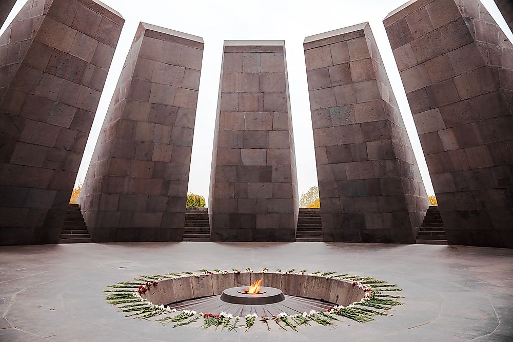 The official Armenian Genocide Memorial in Armenia. 