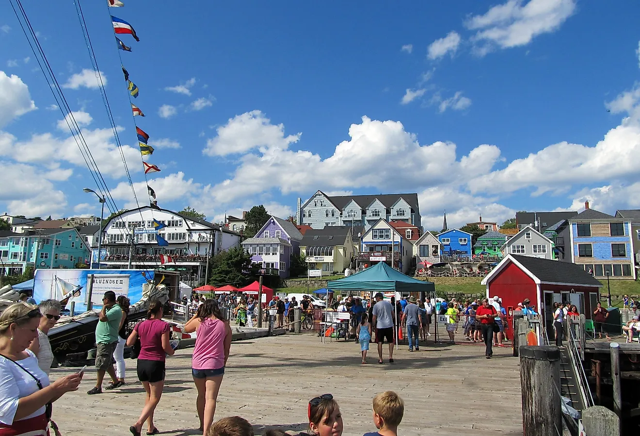 Lunenburg Waterfront, Nova Scotia. Image credit daryl_mitchell, CC BY-SA 2.0 <https://creativecommons.org/licenses/by-sa/2.0>, via Wikimedia Commons