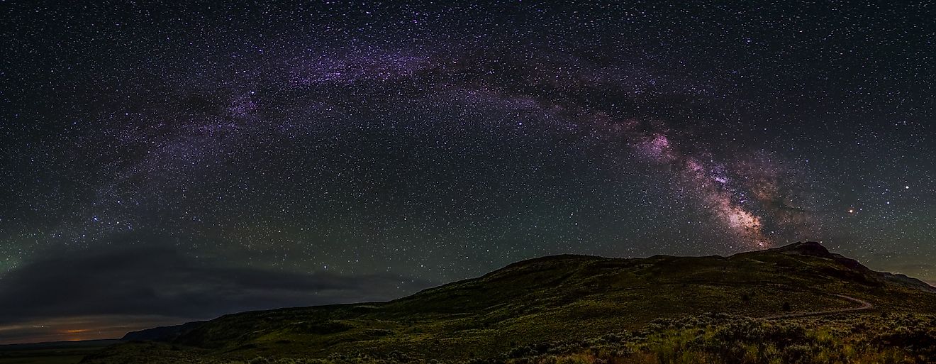 Milky Way over Hart Mountain. 