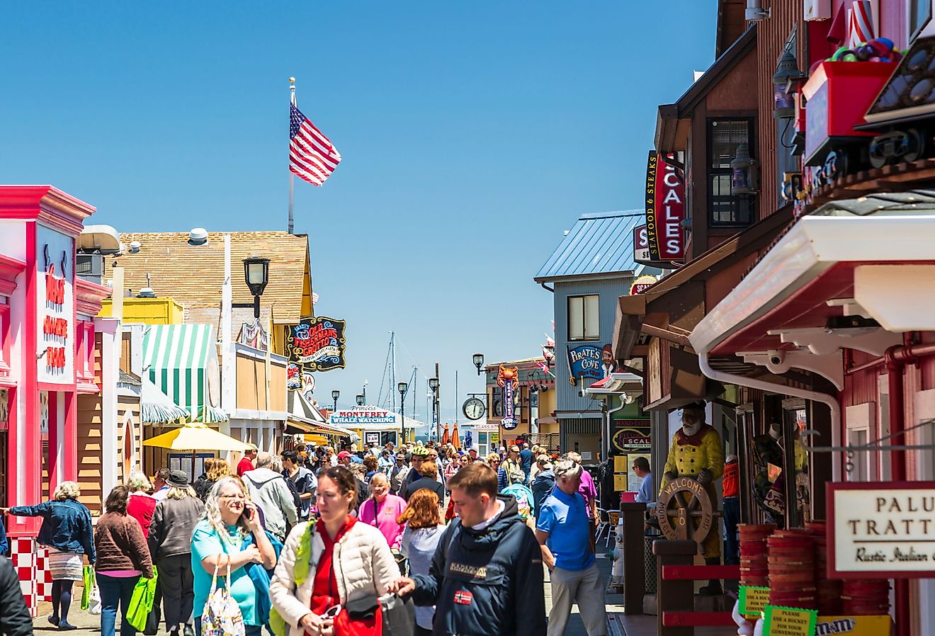 Fisherman's Wharf, Monterey, California. Image credit Toms Auzins via Shutterstock