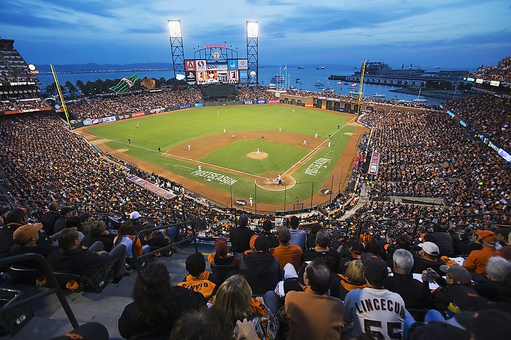 AT&T Park in San Francisco. Editorial credit: Joseph Sohm / Shutterstock.com. 